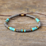Matte Beads Jaspers Macrame Bracelet Steampunk Couples Bracelets