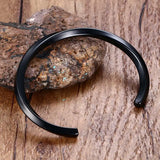 Men's Stainless Steel Twist Cuff Bangle