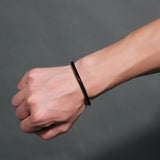 Men's Stainless Steel Twist Cuff Bangle