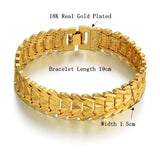 Chunky Big Chain Bracelet for Men, 15MM Heart Braslet