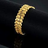 Chunky Big Chain Bracelet for Men, 15MM Heart Braslet