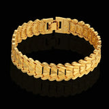 Chunky Big Chain Bracelet for Men, 15MM Heart Braslet
