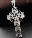 Mens Stainless Steel Vintage Cross Pendant