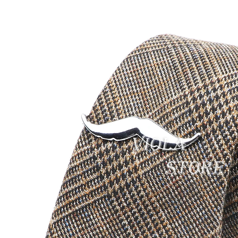 Mens Tie Clip Chef Spoon Umbrella Guitar Beard Car Alloy Necktie Party Clasp