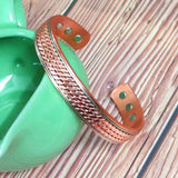 Copper Magnetic Bracelet for Women Men Powerful Magnets Gift Adjustable Size