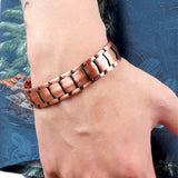 Adjustable Pure Copper Bracelet with Magnets for Women