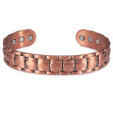 Adjustable Pure Copper Bracelet with Magnets for Women
