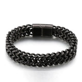 Men's 12MM Stainless Steel Cuban Link Bracelet