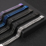 Men's 12MM Stainless Steel Cuban Link Bracelet