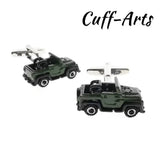 Green SUV Cufflinks for Men Gemelos Les Boutons De Manchette