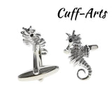 Seahorse Cufflinks for Men by Cuffarts C10554