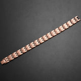 Copper Magnetic Therapy Link Bracelet for Men
