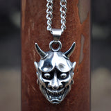 Men's Stainless Steel Skull Pendant Necklace