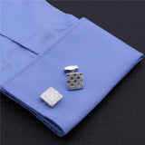 French Shirt Cufflins Classic Square Cuff Links