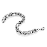 Stainless Steel Silver Chain Bracelets for Men Women