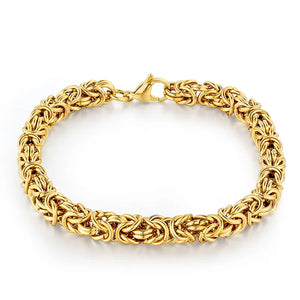 Stainless Steel Silver Chain Bracelets for Men Women
