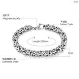 Stainless Steel Silver Chain Bracelets for Men Women