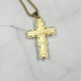Cross Necklace Locket Gothic Halloween Punk Jesus Christ Gift