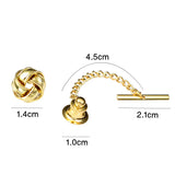 Copper Collar Pin Men's Shirt Accessory