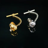 Copper Collar Pin Men's Shirt Accessory