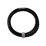 Custom Engraved Family Names Leather Bracelet