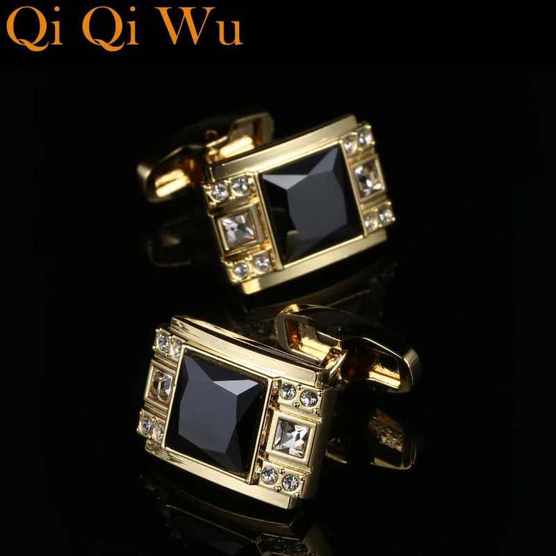 Crystal Cufflinks Suit Shirt High Cuff links Wedding Cufflink Gift