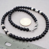Green Magnesite Bloodstone Picture Jasper Stone Bead Necklace