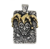Playing Card Clown Pendant Retro Personality Gift