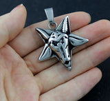 Satanic Baphomet Pentagram Pendant Necklace
