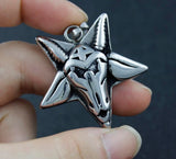 Satanic Baphomet Pentagram Pendant Necklace