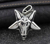 Satanic Baphomet Pentagram Pendant Necklace