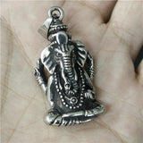 Men's Stainless Steel Elephant God Pendant
