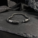 Heavy Antique Silver Bracelet for Men