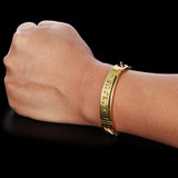 Stainless Steel Jesus Link Chain Bracelet Hombre Silver