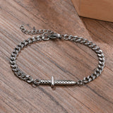 Mens Sword Anklet, Daggers Anklet, Mens Gift, Anklet Bracelet