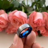 Matte Finish Tungsten Wedding Bands