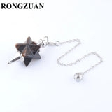 Merkaba Pendulum Reiki Crystal Biolocation Pendant