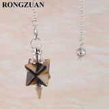 Merkaba Pendulum Reiki Crystal Biolocation Pendant