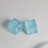 Mermaid Glitter Cube Luminous Glow Beads for DIY Jewelry Making