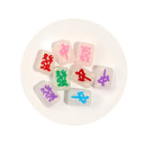 Mermaid Glitter Glow Mahjong Beads DIY Accessories