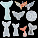 Mermaid Tail Epoxy Mould Small Medium Large Fishtail Shaped Silicone Moulds