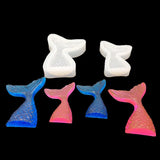 Mermaid Tail Epoxy Mould Small Medium Large Fishtail Shaped Silicone Moulds