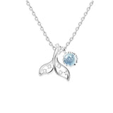 Mermaid Tears Necklace Female Clavicle Chain Birthday Gift