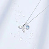 Mermaid Tears Necklace Female Clavicle Chain Birthday Gift