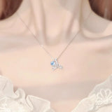 Mermaid Tears Necklace Female Clavicle Chain Birthday Gift