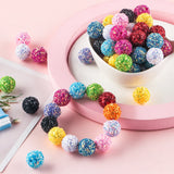 Mermaid Tears Sequins Acrylic Round Beads for DIY Jewelry Making