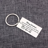 Christmas Keychain Husband Gift: You Hold The Key To My Heart