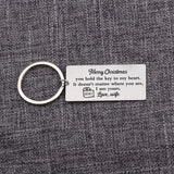 Christmas Keychain Husband Gift: You Hold The Key To My Heart