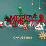 Christmas Letters Ornaments Epoxy Resin Mold Xmas Decorations