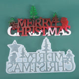 Christmas Letters Ornaments Epoxy Resin Mold Xmas Decorations